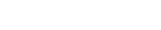 Horizontal white logo of business school